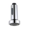 thumbnail image 1 of Grifo extraíble para cocina, boquilla rociadora, 2 ajustes, galvanoplastia, ahorro de agua, lavabo para baño, fregadero, cabezal rociador de ducha, filtro de grifo de agua, 1 of 4