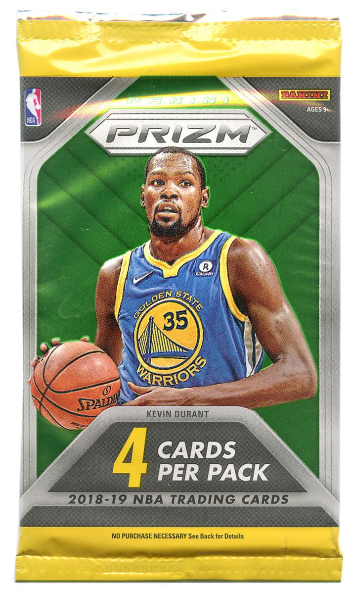 NBA 2018-19 Prizm Basketball Trading Card Pack 4 Cards - Walmart.com - Walmart.com