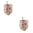 thumbnail image 1 of Greeniant Bufanda triangular para baba, portátil, 4 estaciones, algodón suave, cálido, adorable, reutilizable, toalla para mascotas, Rosa 2piezas, 1 of 6