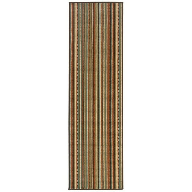 Oriental Weavers Montego 2'3 "x 7'6" Tapis de Course Tissé à la Machine en Vert