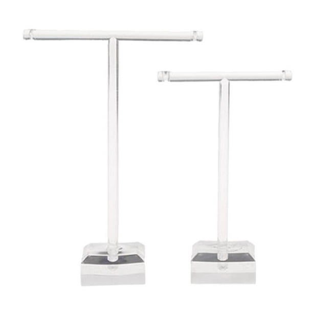 JUEGO DE 2 PIEZAS DE PENDIENTES DE ACRÍLICO TRANSPARENTES PARA PENDIENTES PARA JOYERÍA Sunnimix soporte de exhibición de pendientes
