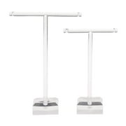 2pack Jewelry Organizer Display Stand Holder for Ears Bracelet Necklace And Accessories, Acrylic Rack Hanger
