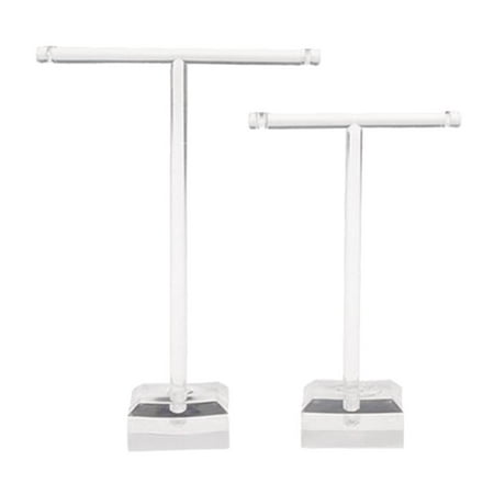 2pack Jewelry Organizer Display Stand Holder for Ears Bracelet Necklace And Accessories, Acrylic Rack Hanger