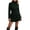 Army Green, variant on PBFRDSJ Women’s Long One Breasted Overcoat Vintage A-line Flare Winter Coat Warm Dressy Outerwear