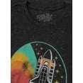 thumbnail image 2 of NASA Worm Shuttle Logo T-Shirt - Black, 2 of 3