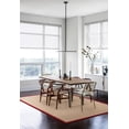 thumbnail image 2 of Linon Athena Natural & Red 8x11 Area Rug, 2 of 8