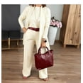 thumbnail image 4 of Pyhlmscde Women's New Knitted Slim Fit Tank Top Pants Sports Set Pants Three Sets, Sweatsuits Women 2 Piece Outfit, Womens Loungewear Set, Two Piece Sets for Women, 4 of 6
