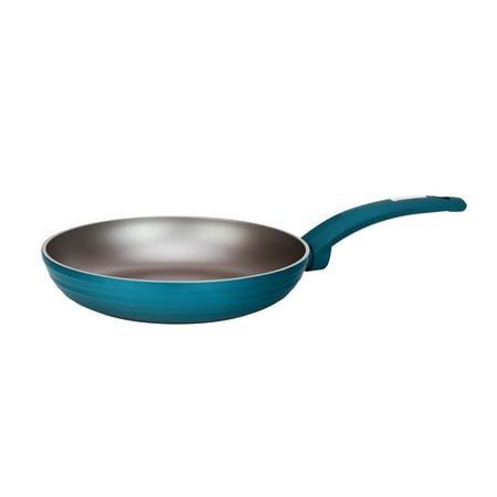 NutriChef 9.5'' Medium Fry Pan - Non-Stick Stylish Kitchen Cookware with Light Gray Inside and Green Outside (Works with Model: NCCW12GR)