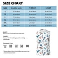 thumbnail image 6 of Fuzoiu Undersea Animals Print Men's Sleeveless T-shirt,Sleeveless Tee Shirts,Quick-Dry Athletic Tank Top for Gym, Running, Sports & Outdoor Activities-XX-Large, 6 of 7
