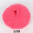 thumbnail image 2 of Matsuzay Hilo para tejer bufanda, 25g/bola, fino suave, felpa, hilo de ganchillo a mano, costura DIY, hilo para chal de invierno Tela de costura y artesanía nueve, 2 of 6