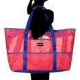 thumbnail image 5 of Kabaqoo Mesh Beach Bag, Mesh Tote Bag with 8 Small Pockets for Women Picnic Travel Pool, 5 of 7