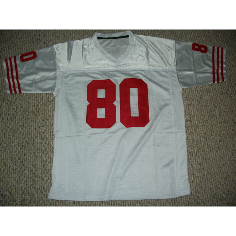 Jerseyrama Unsigned Jerry Rice Jersey #80 San Francisco Stitched White Football New No Brands/Logos Sizes S-3xl, Women's, Size: Medium