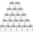 thumbnail image 1 of 20 Pcs Small Glass Jars 50ml Glass Bottles Glass Food Can Grain Storage Jar Small Containers With Lids, 1 of 8