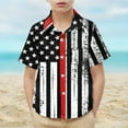 thumbnail image 2 of FamilyThread Kids American USA Flag Patriotic T Shirts 4th of July Summer T-Shirt for Boys Girls Short Sleeve American Flag Holiday Patriotic Tops, 2 of 9