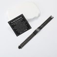 thumbnail image 3 of DORANA Black American Flag Watch Link Bracelets for Men Boys to My Boyfriend Gifts from Girlfriend 4th of July Father's Day Jewelry Gifts Ideas Husband Lover Male New Dad Teen Teenage Age, 3 of 6