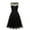 Black, variant on ZQUUVOU Women's 50S Vintage Floral Lace Retro Rockabilly Sleeveless Round Neck Cocktail Party Swing Dress Black