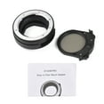thumbnail image 2 of EF-EOSR Lens Adapter Auto Focus Camera Mount Ring with Filter Electronic Aperture Control Compatible with EF/EF-S Lens to RP//R6//C70/R5C/R7/R10/R8/R50, 2 of 7