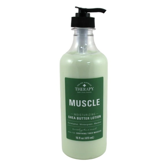 Village Nat. Lotion Muscle Shea Butter Moiturizing 16oz