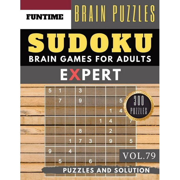 expert sudoku puzzle books expert sudoku jumbo 300 sudoku hard to extreme difficulty with solution brain