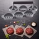 thumbnail image 5 of Bugucat hamburger press for 3 mini burger patties, 3 mini burger press made of cast aluminum with non-stick coating, grill accessories, 5 of 5