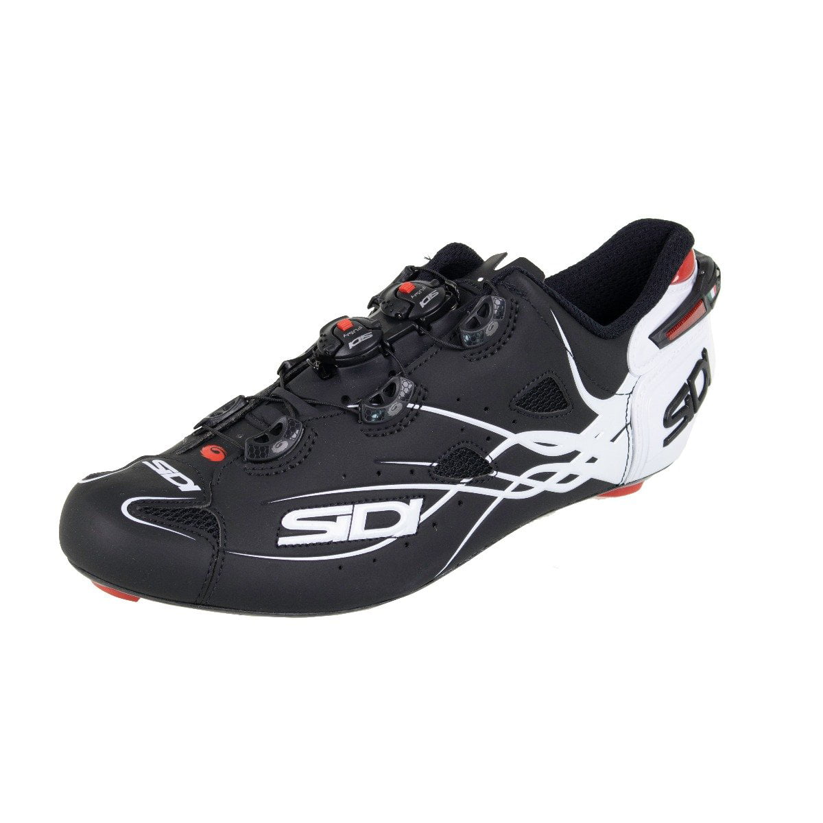 Matt Black/White SIDI TIGER Carbon MTB Cycling Shoes 