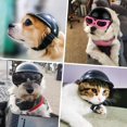 thumbnail image 3 of S-Negro, casco para mascota fresco, sombrero para perro, gorra ajustable para cachorro, 3 of 4