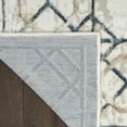 thumbnail image 5 of Nourison Glam Geometric Ivory/Taupe 9' x 12' Area Rug (9x12), 5 of 9