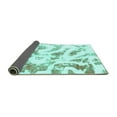 thumbnail image 2 of Ahgly Company Indoor Rectangle Abstract Turquoise Blue Modern Area Rugs, 2' x 3', 2 of 4
