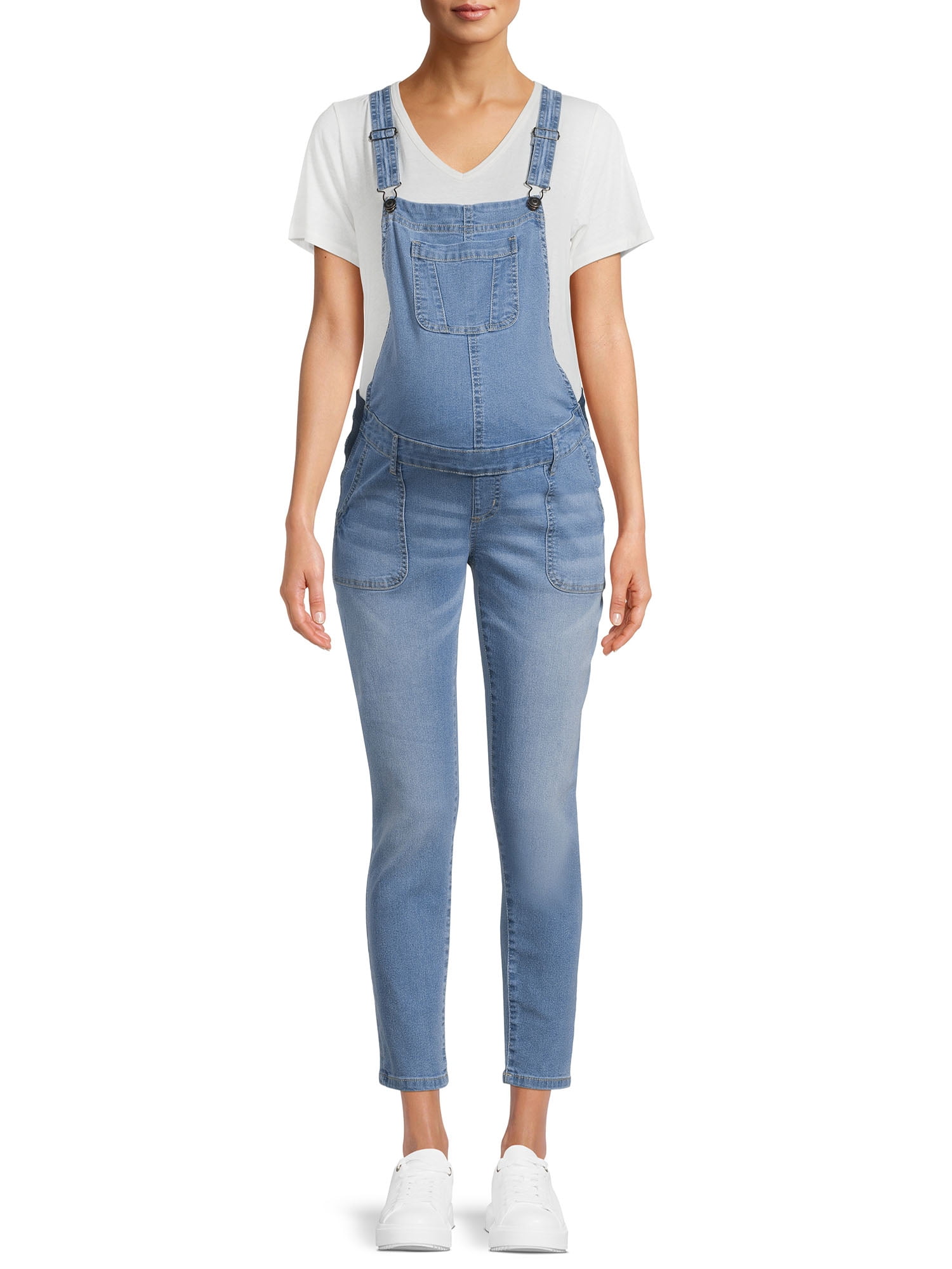 Planet Motherhood Maternity Women's Overalls with Side Panel