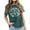 Green, variant on Womens Graphic T Shirts Classic Fit Crew Neck Short Sleeve Basic Comfort Versatile Style Plain T Shirts For Women Size L