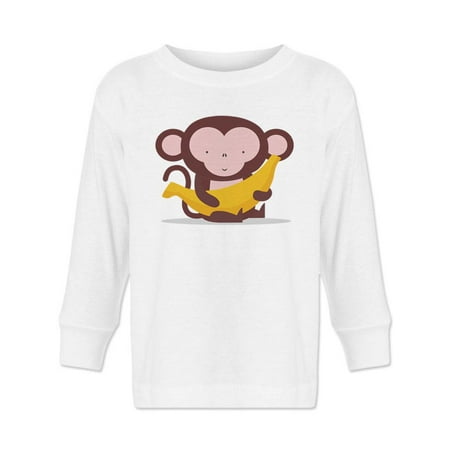 

Monkey With Big Banana Long Sleeve Toddler -Image by Shutterstock 5 Toddler