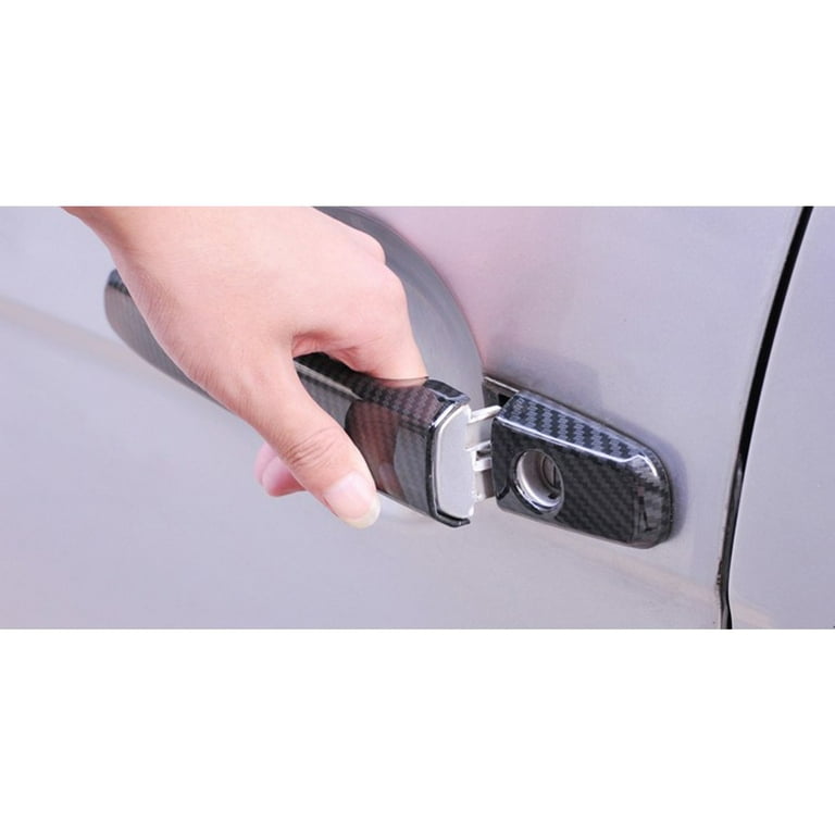 Xotic Tech New Carbon Fiber Style Side Door Handle Cover Protector