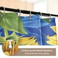 thumbnail image 3 of 4 Pcs Sunflowers Field Bathroom Shower Curtain Set with 12 Hooks Bath Mat Toilet Lid Cover, 3 of 8