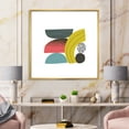 thumbnail image 2 of Designart 'Abstract Colorful Geometric Art Collage II' Modern Framed Canvas Wall Art Print, 2 of 5