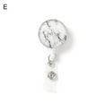 thumbnail image 1 of Hadanceo Badge Clip Marble Design  Elegant Work Card Holder Name Badge Protection Convenient for School, 1 of 7