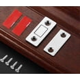 thumbnail image 2 of Cabinet Magnetic Catch 10 Pack Ultra Thin Cabinet Door Magnetic Catch for Drawer Magnets Adhesive Cabinet Latch Magnetic Closures, 2 of 4