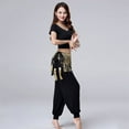 thumbnail image 3 of Racing Butterfly Dance Hip Skirt Sequins Fringe Skirt Tassel Hip Scarf Rave Skirt for Women, 3 of 8