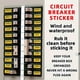 thumbnail image 5 of Circuit Breaker Panel Label Stickers | Electrical Breaker Identification Vinyl Decals | Self-Adhesive, Easy-Read, Waterproof, Universal Fit | Organize Home or Office | 3 Sheets, 258 Labels, 5 of 6