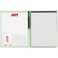 thumbnail image 3 of JAM Paper Plastic Padfolio, Green, 9 1/2 x 12 1/4 inches, Sold Individually, 3 of 3
