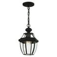 thumbnail image 6 of Livex Lighting 1 Light Black Outdoor Lantern, 6 of 8