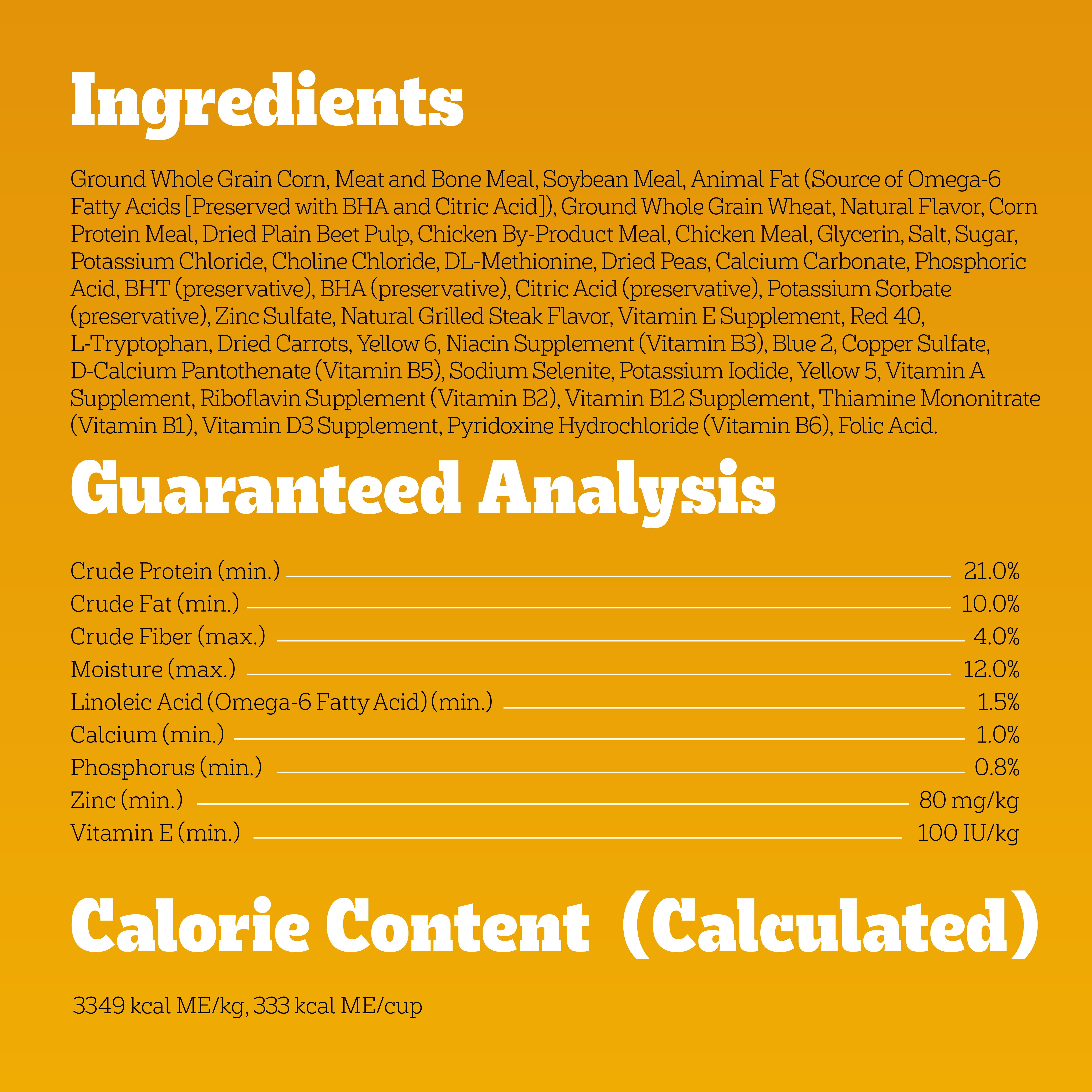 Pedigree With Tender Bites Complete Nutrition Adult, Chicken & Steak Flavor Dry Dog Food, 40 lb Bag