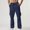 Navy, variant on Men's Pants Clearance Cargo Under $10 Elastic Waist Casual Sport Pocket Drawstring Solid Color Elastic Waist Cargo Pants