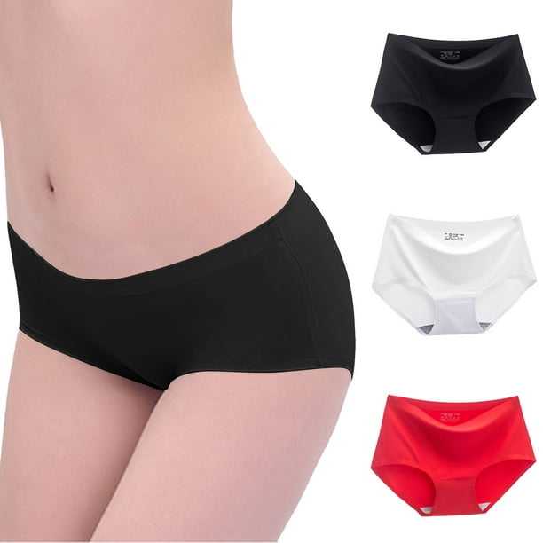 Transparent Underwear Women Sexy Panties Ladies See Through Seamless  Underwear Low Rise Ultra-Thin Briefs High Elasticity (Color : Khaki, Size 
