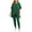 Green, variant on Censtreet Women's V-neck Pajamas Set Short Sleeve Sleepwear Tops with Long Pants Pjs Set Nightwear