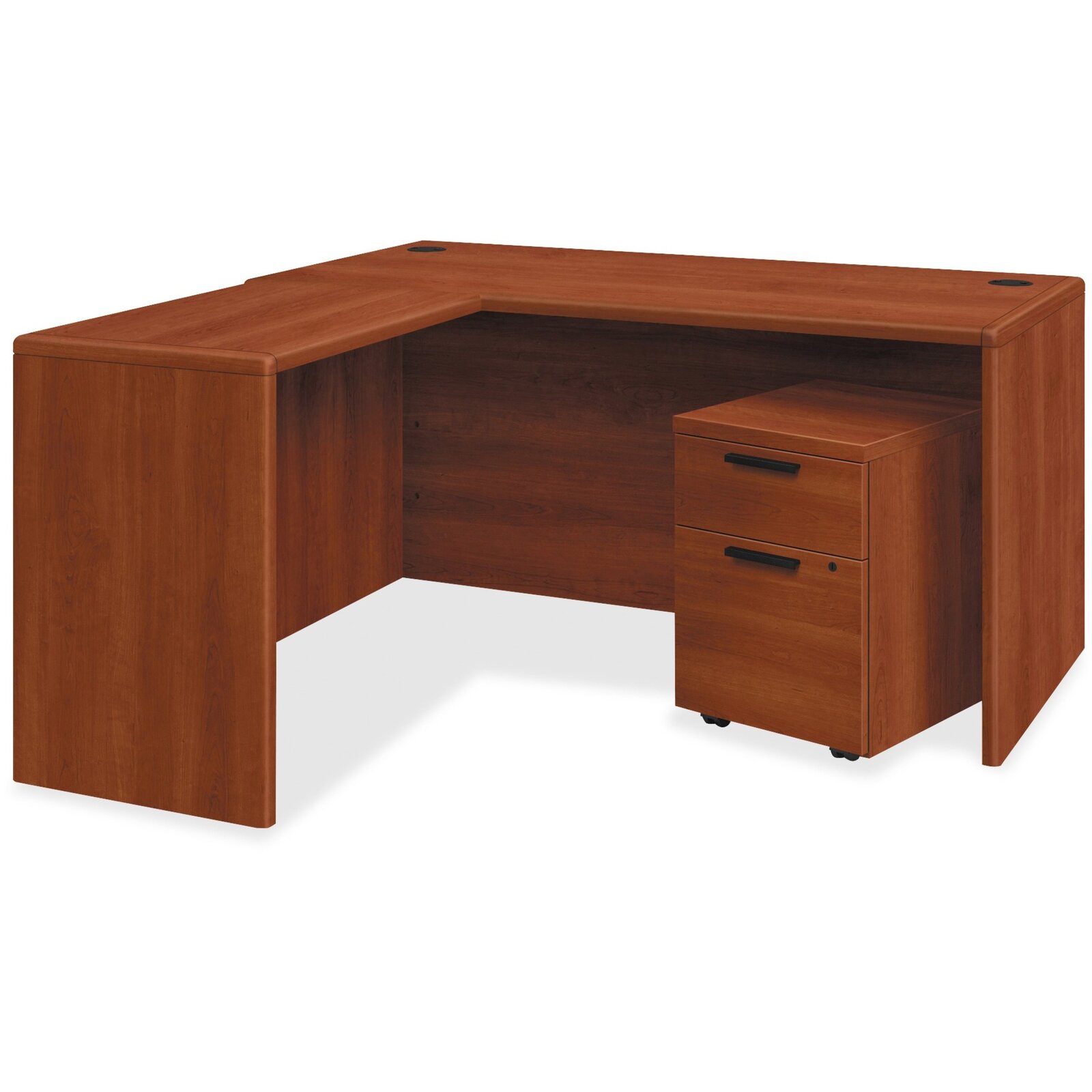 10700 Series Executive Desk, Top Material Details Laminate, Includes 2 box drawers for supplies