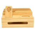 thumbnail image 3 of Bamboo Charging Station, Multifunctional Bamboo Multi Device Charging Station 5 Port Magnetic Design  For Phones, 3 of 8