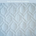 thumbnail image 4 of Home Prides Queen Size Quilted Coverlet – 100% Cotton Fabric & Filling, Lightweight Comforter, Oeko-Tex Certified, Honeycomb Design, Ivory Quilt, 4 of 8