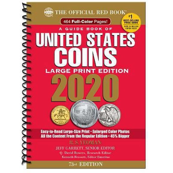 Pre-Owned The Official Red Book: A Guide Book of United States Coins Large Print 2020 73rd Edition (Paperback) 0794847048 9780794847043