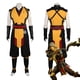 thumbnail image 2 of Chaleco de disfraz de Scorpion de Mortal Kombat, pantalones, accesorios de cuerda para la cintura, trajes de juego de rol para hombre, traje de Carnaval de Halloween, 2 of 4