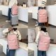 thumbnail image 4 of Mochila de viaje para mujer, bolsa de lona impermeable, mochila de senderismo, bolsa de viaje de embarque expandible, 4 of 5